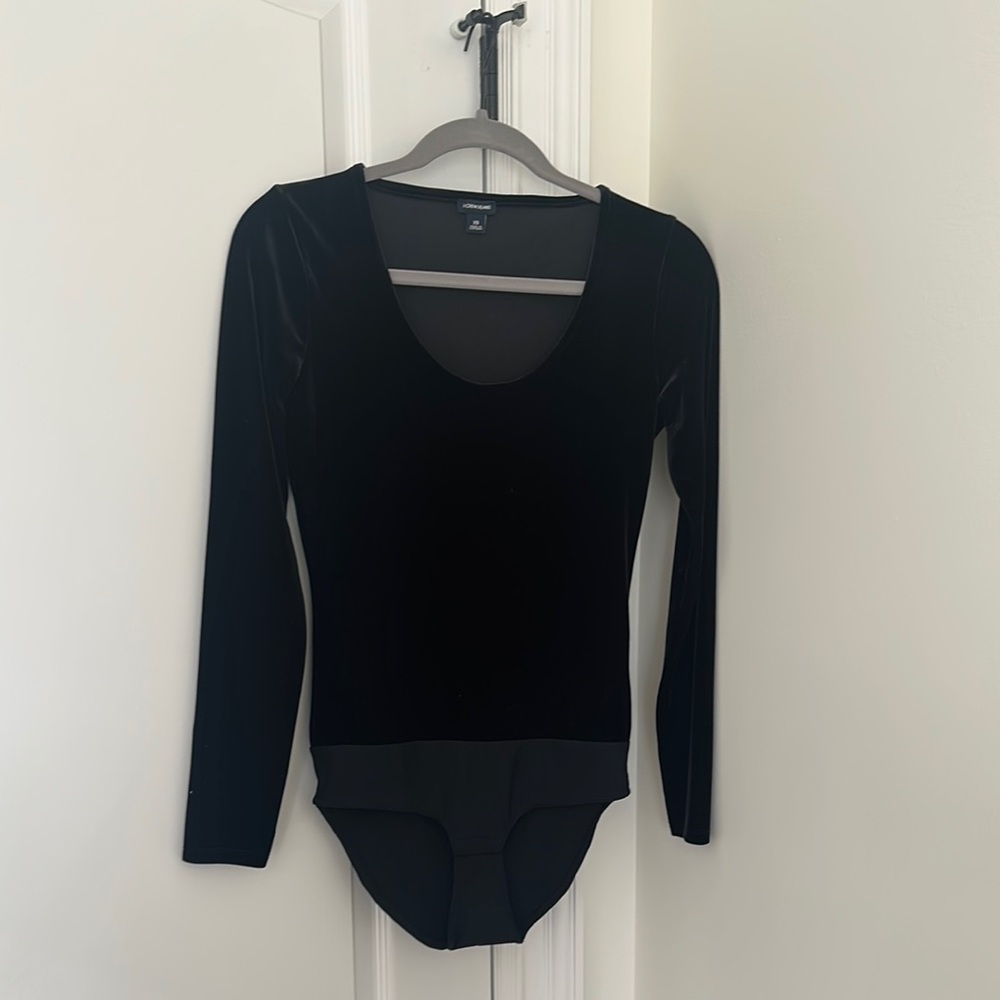 J crew Black Long Sleeve Bodysuit size XS